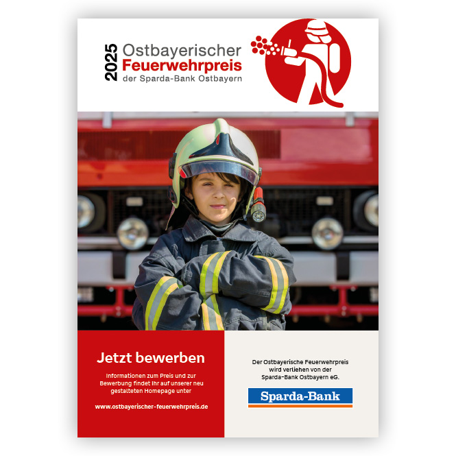Flyer: Ostbayerischer Feuerwehrpreis 2025